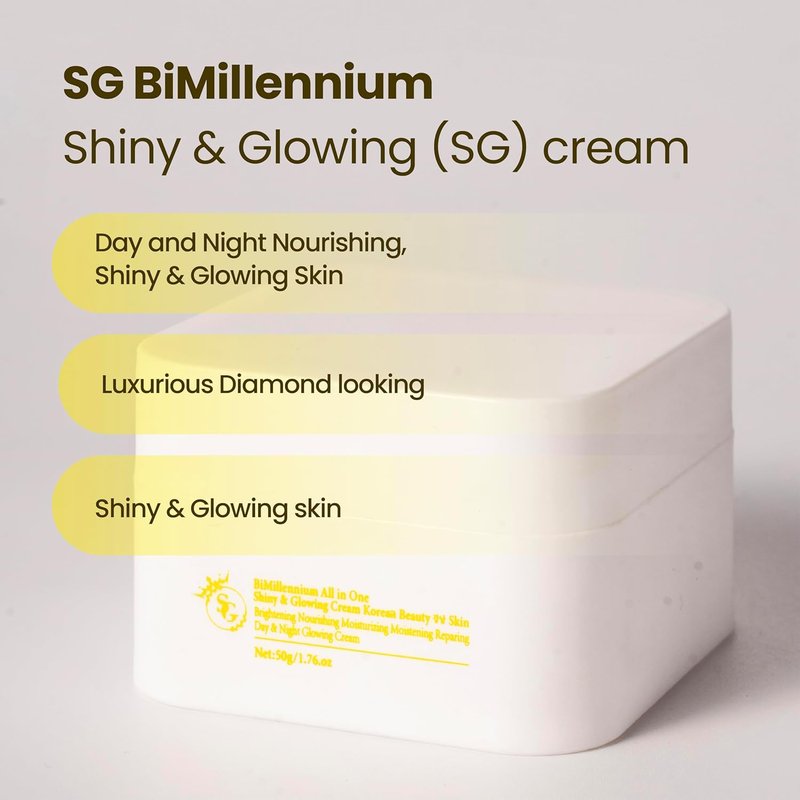BiMillennium Face Cream - Korean Moisturizer for Glowing Skin | Peptide, Omega Water, Rice Ceramide, Deep Hydration