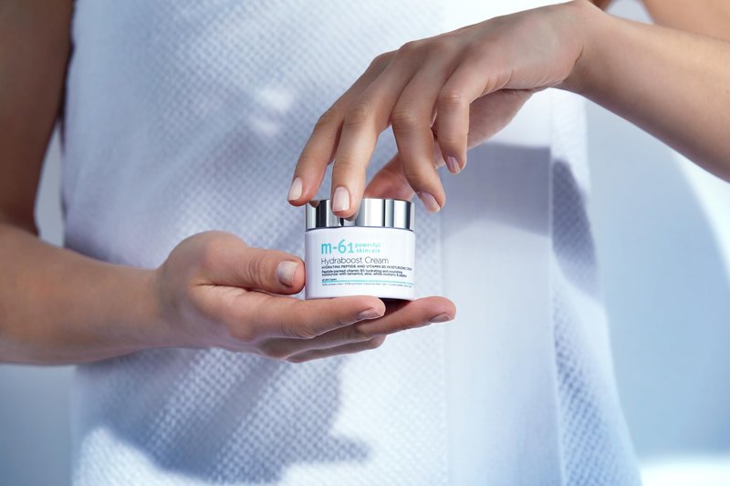 m-61 Hydraboost Cream - Ultra-Nourishing, Moisturizing Face Cream to Plump, Hydrate, Repair | Hyaluronic Acid, Peptides, Vitamins E & B5 | For All Skin Types | Made in USA - 1.7 Fl Oz