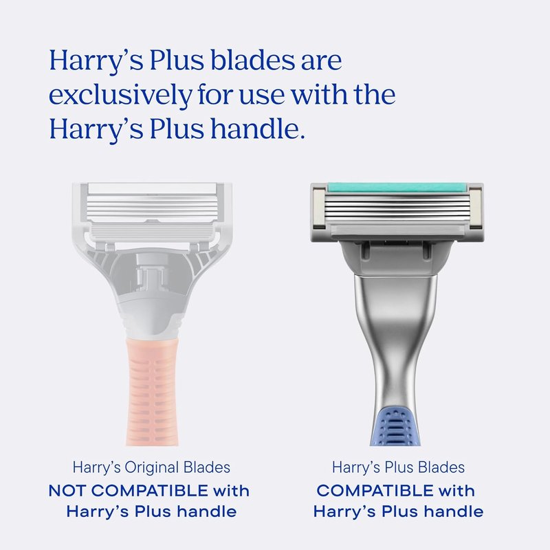 Harry's Razor for Men - Premium Handle & Advanced Pivoting Blades | Shaving Kit in Clay Color