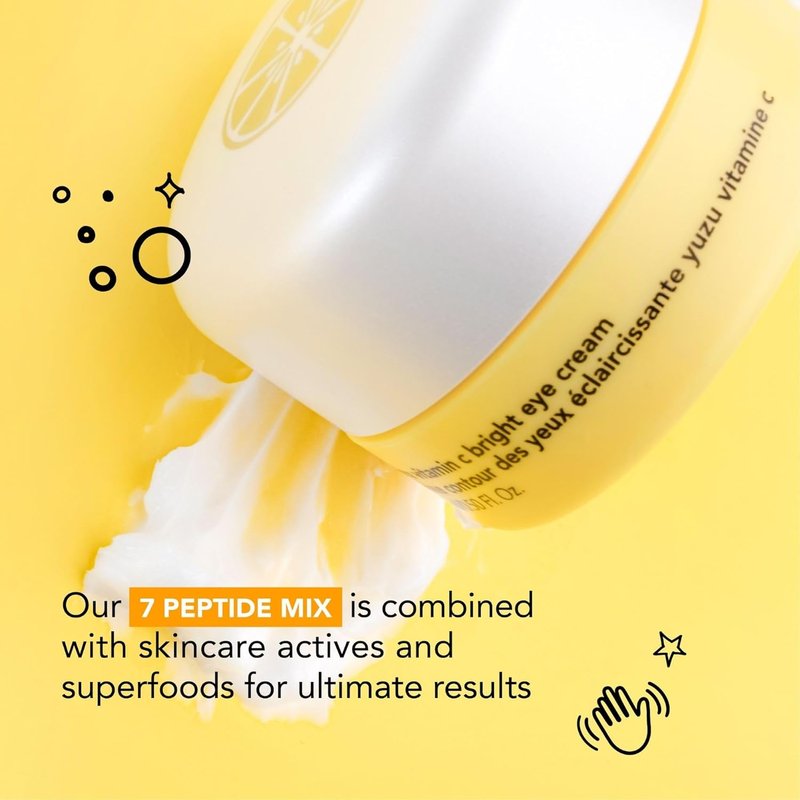 Yuzu Eye Balm - Vitamin C & Niacinamide Under Eye Cream | Hydrating Anti-Aging Treatment for Dark Circles (15ml)