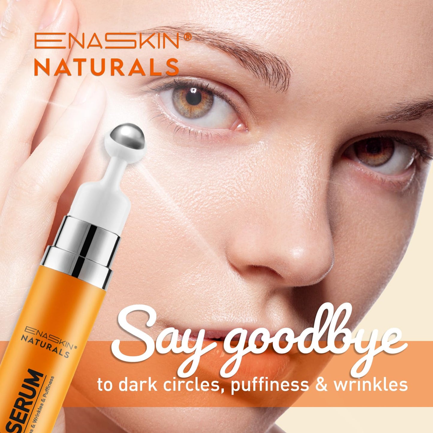 Under Eye Serum for Puffiness Anti-Age Wrinkles Fine Lines Cream 1.7 ounce