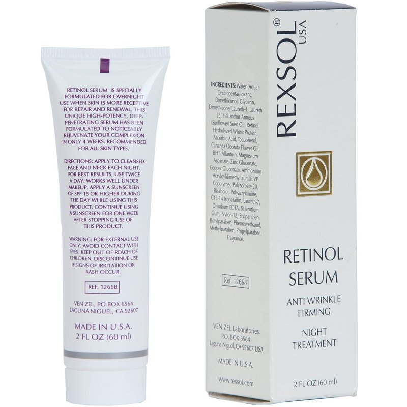 Retinol Serum - Anti-Wrinkle Firming Treatment | Pure Vitamin C & Retinol for Deep Wrinkles | 2 FL OZ