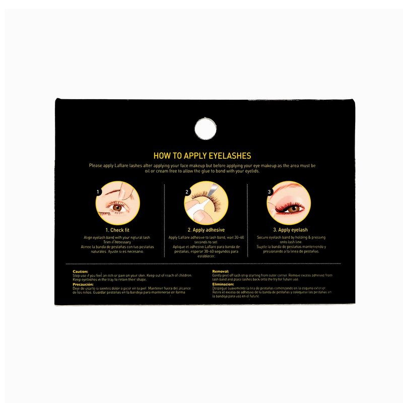 Laflare Silk Lashes 3D FAUX MINK Eyelashes, Light, Reusable, Handmade, Natural Looking, Professional Easy to Apply Eyelashes in a Knitted Style3-3 PACKS BUNDLE SPECIAL (3, SD47)