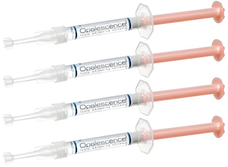 Opalescence 35% Gel Syringes Teeth Whitening - Refill Kit (4 Syringes Total) Carbamide Peroxide. Made by Ultradent, in Melon Flavor. Tooth Whitening Refill Syringes 5404-2