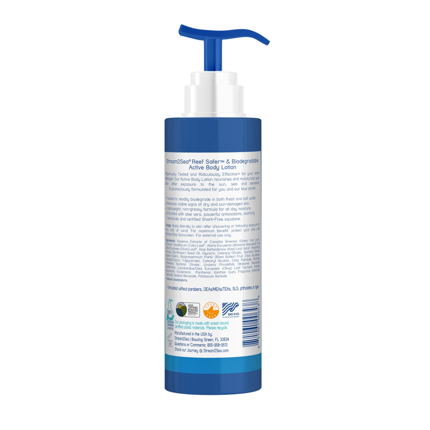 STREAM 2 SEA Nourishing Body Lotion, 32 Fl oz, Reef Safe, Paraben Free