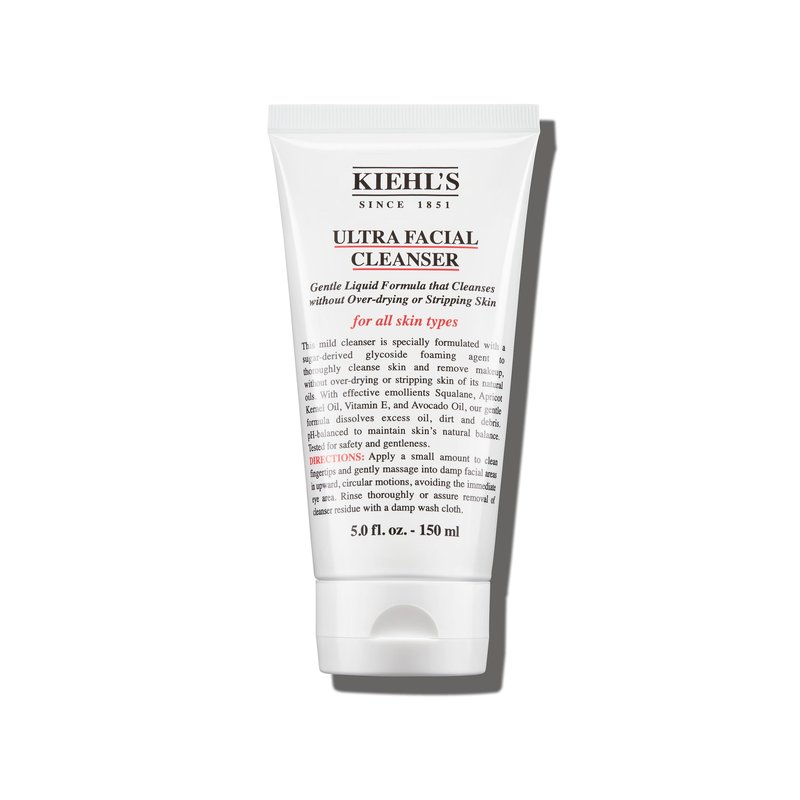 Kiehl's Ultra Facial Cleanser, Gentle Face Wash for All Skin Types, Foaming and Hydrating Formula, Gently Exfoliates and Moisturizes, Removes Makeup and Oil, Dermatologist-Tested and Fragrance-Free