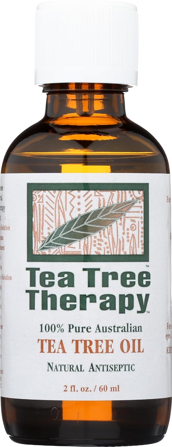 100% Pure Australian Tea Tree Oil - Natural Antiseptic | 2-Ounce Bottle