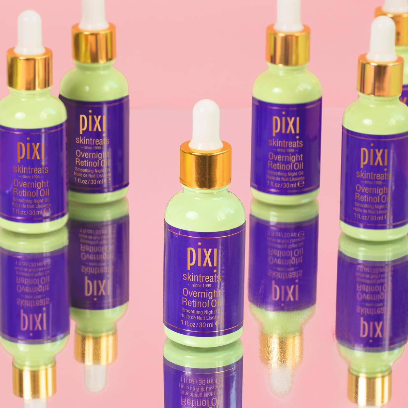 Pixi Beauty Overnight Retinol Oil | Smoothing Night Oil | Peptides Help Firm & Revitalize Skin | Improves Appearance of Fine Lines | 1.01 Fl Oz