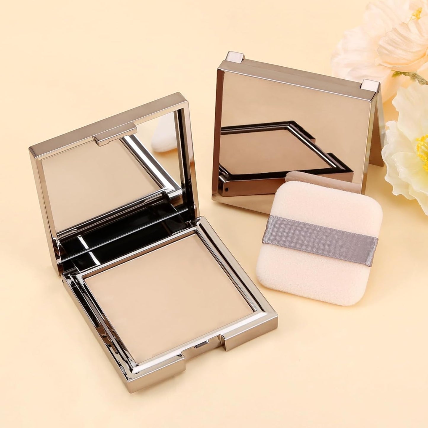 Matte Face Finishing Powder - Smooth Setting Pressed Makeup for Oil Control | Lightweight Translucent Compact