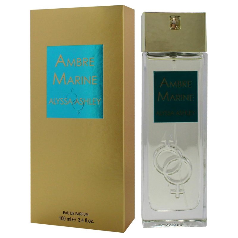 Alyssa Ashley Ambre Marine Perfume | Long-Lasting Fragrance for Women & Men - 3.4 oz EDP Spray