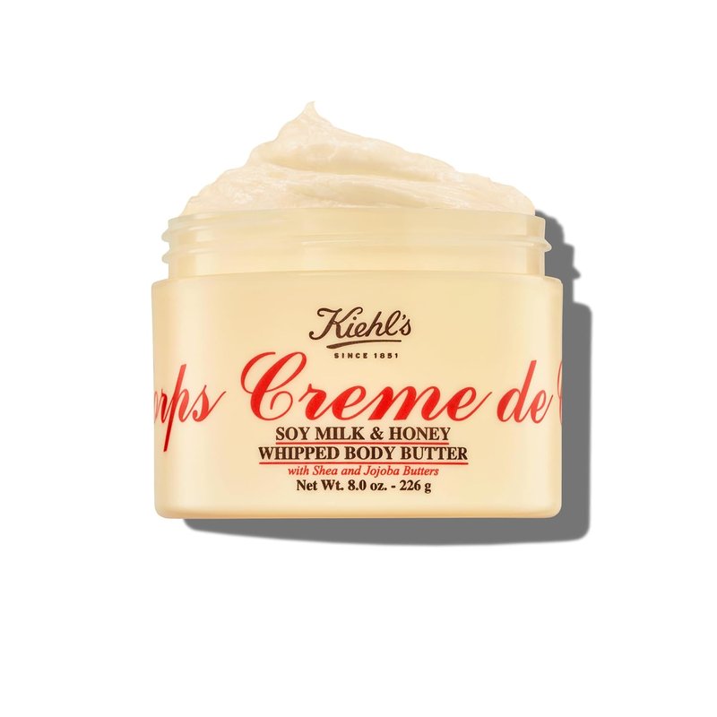 Kiehl's Whipped Body Butter | Nourishing Body Lotion with Soy Milk & Honey - 8 oz for All Skin Types