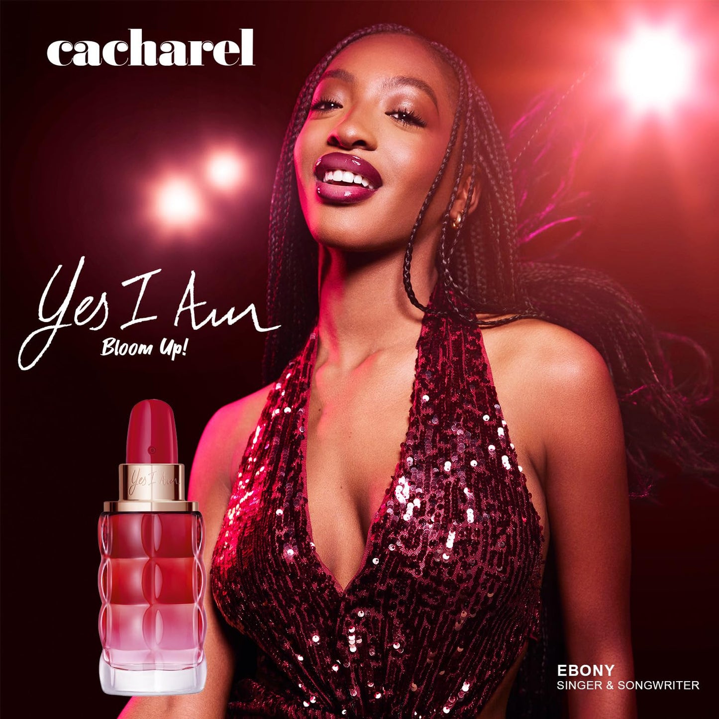 Cacharel Yes I Am Bloom-Up | Floral Fruity Eau de Parfum Gift Set for Women - Red Berries & Sandalwood Notes