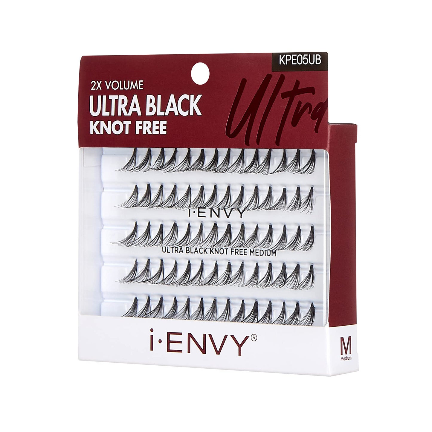 i•ENVY Knot Free Individual Lashes 3 Pack (Ultra Black - Medium)