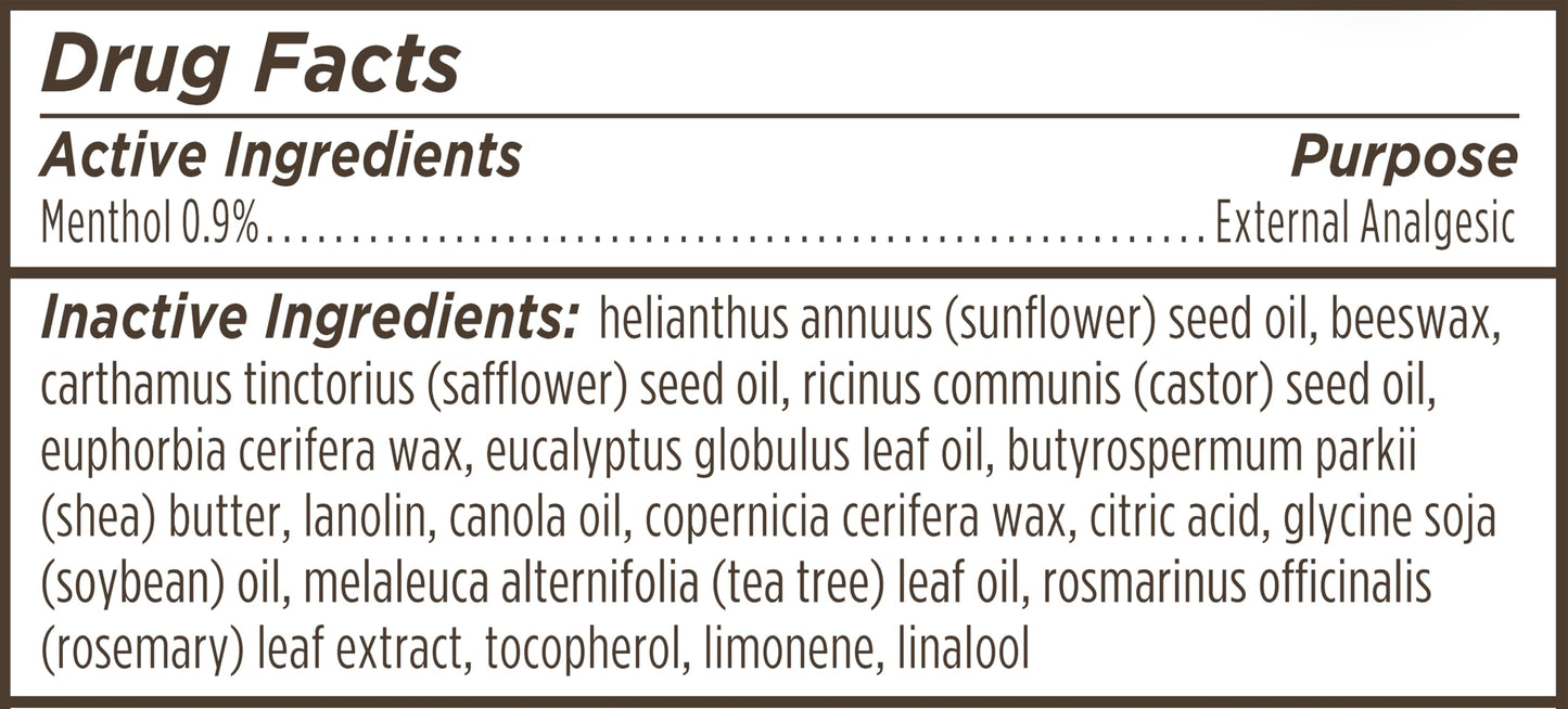 Burt's Bees Medicated Lip Balm, With Eucalyptus Oil and Menthol, Tint-Free, Natural Origin Lip Care, 4 Tubes, 0.15 oz.