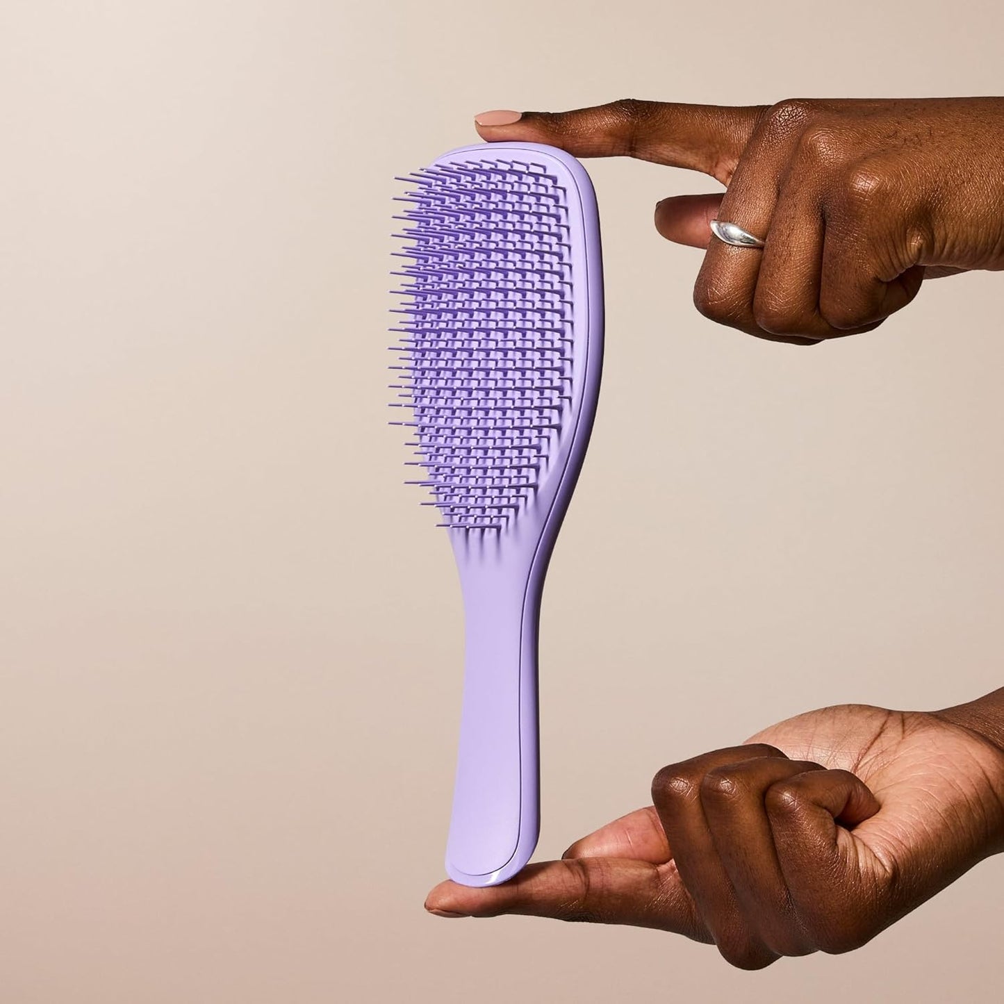 Tangle Teezer Ultimate Detangler Hair Brush - Reduces Frizz & Breakage for 3C to 4C Curly Hair | Purple Passion