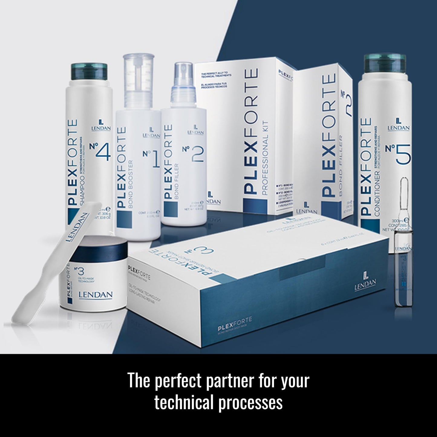 Lendan - Hair Conditioner - Nº5 Conditioner - 300 ml - With Plexforte Technology - Reduces Hair Breakage - Restores Hair Strength - Adds Shine and Softness - Anti-Frizz