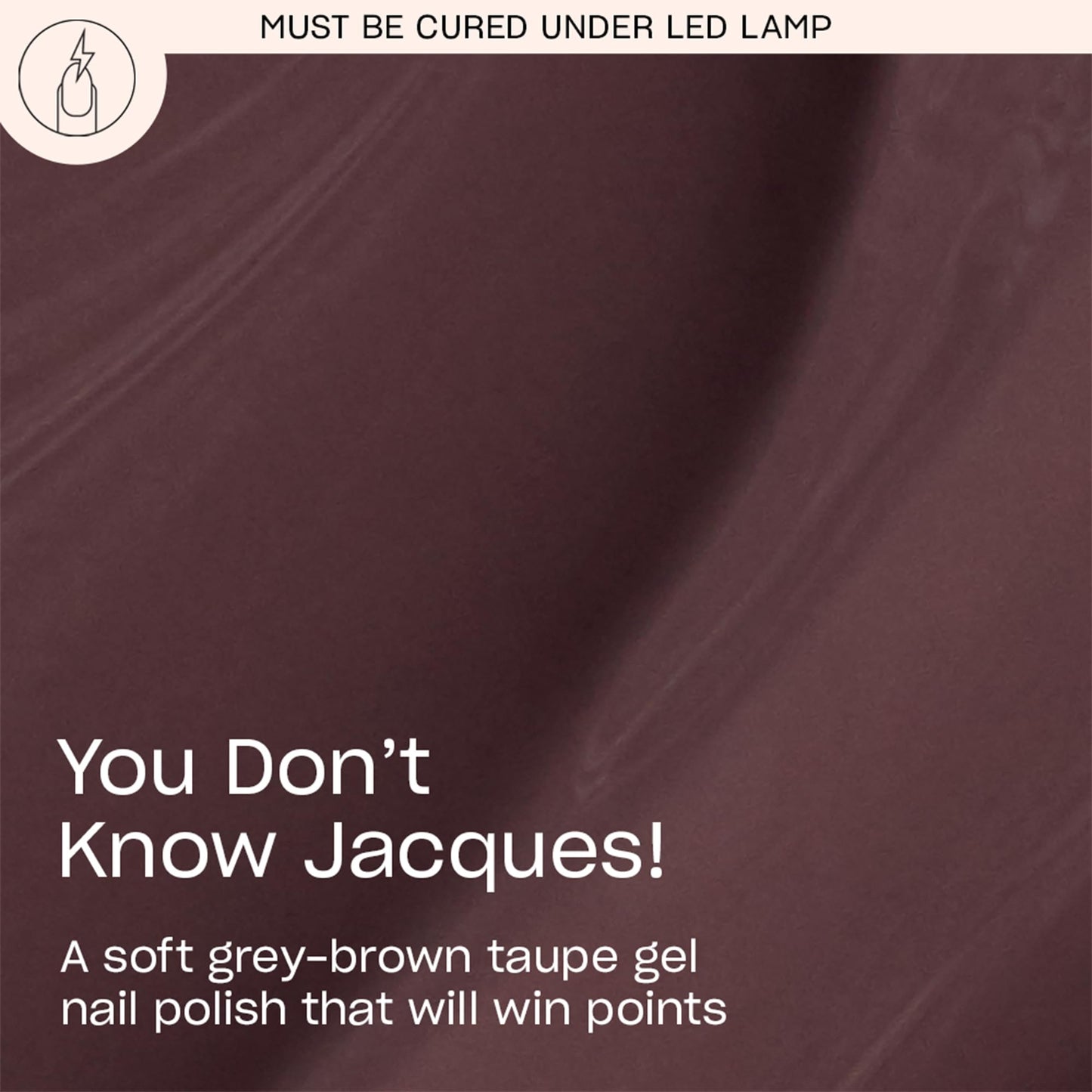 OPI GelColor You Don't Know Jacques! | Opaque Dark Taupe Brown Crème LED Cure Gel Nail Polish | Salon-Quality Shine, Long-Lasting Wear | Vegan & HEMA Free | 0.5 Fl Oz