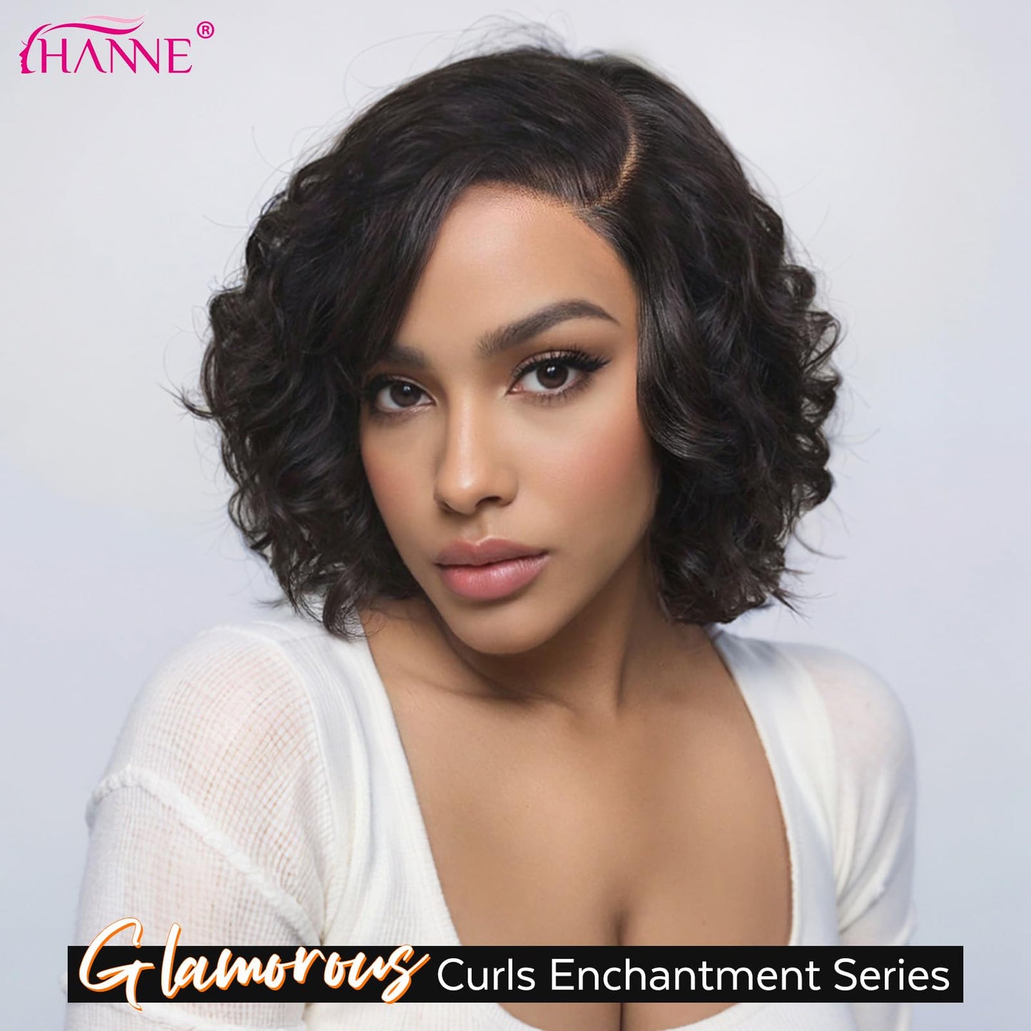 HANNE Burgundy Lace Front Short Human Hair Bob Wig 99J Wig Human Hair 12 Inch Glueless Pre Plucked with Baby Hair 180% Density Short Straight Wig Wear and Go Hair Replacement Wigs