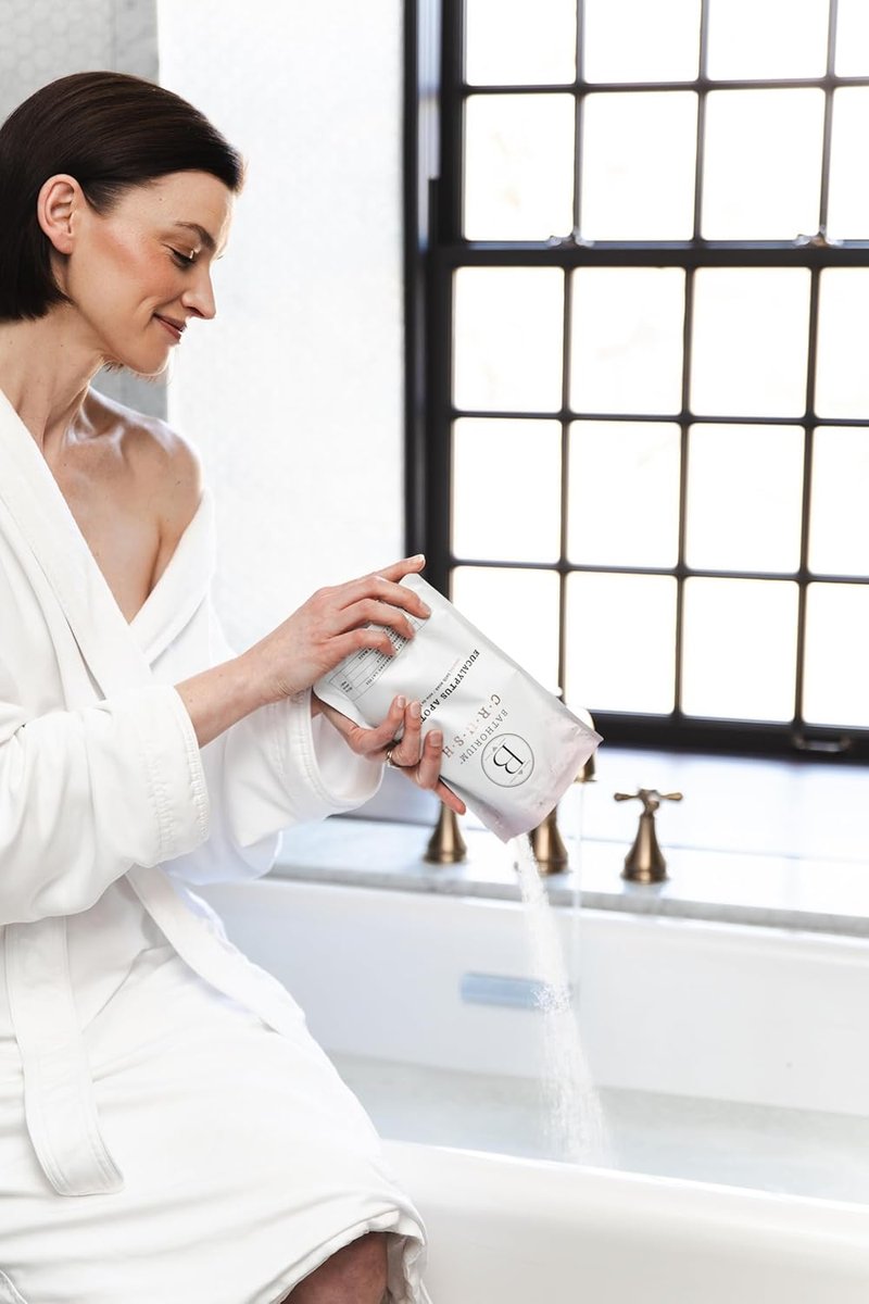 Bathorium Ancient Oat Bath Soak | Mineral Sea Salt & Colloidal Oats, 21 oz, Light Floral Fragrance