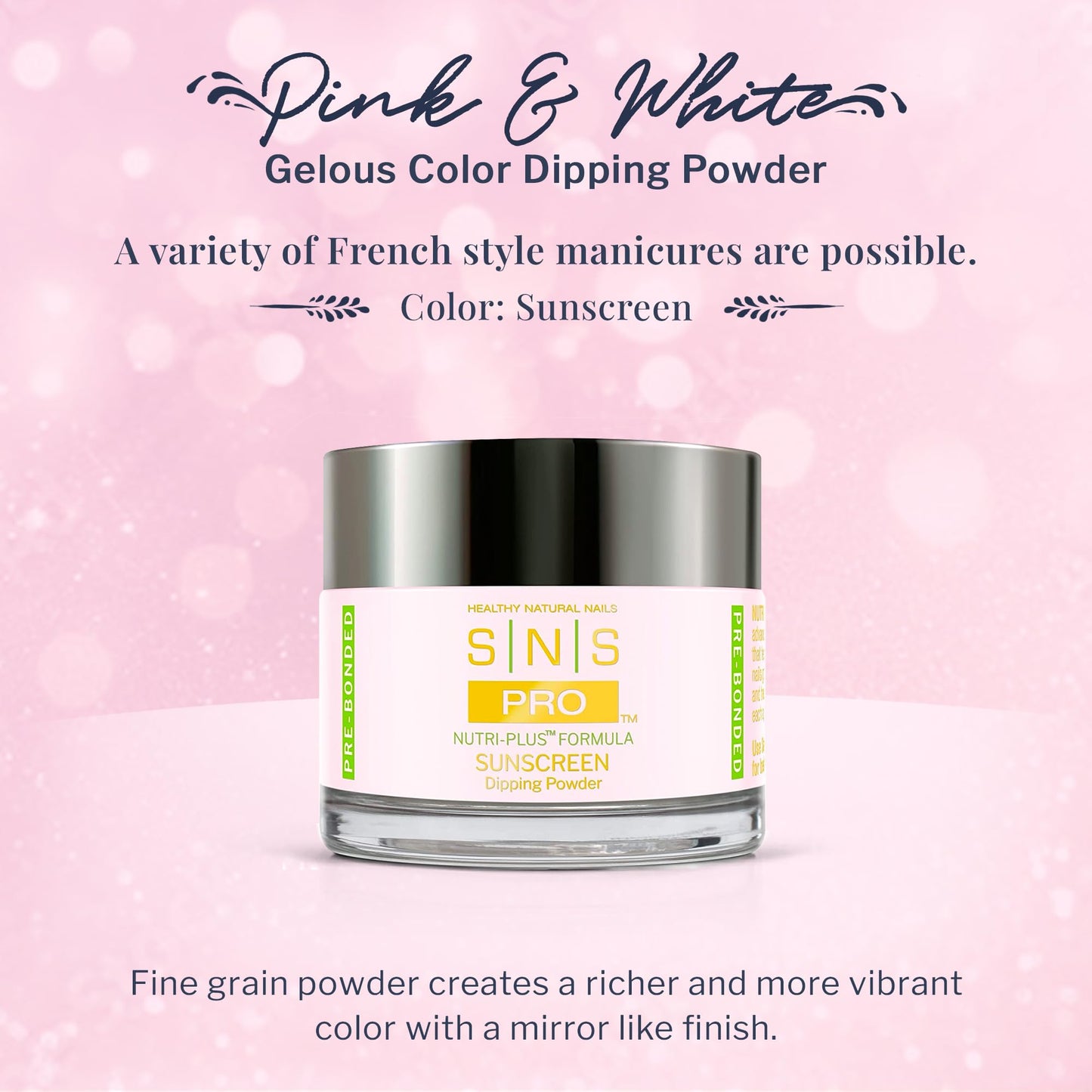 SNS Nail Dip Powder, Gelous Color Dipping Powder - Salon & DIY Nail Art