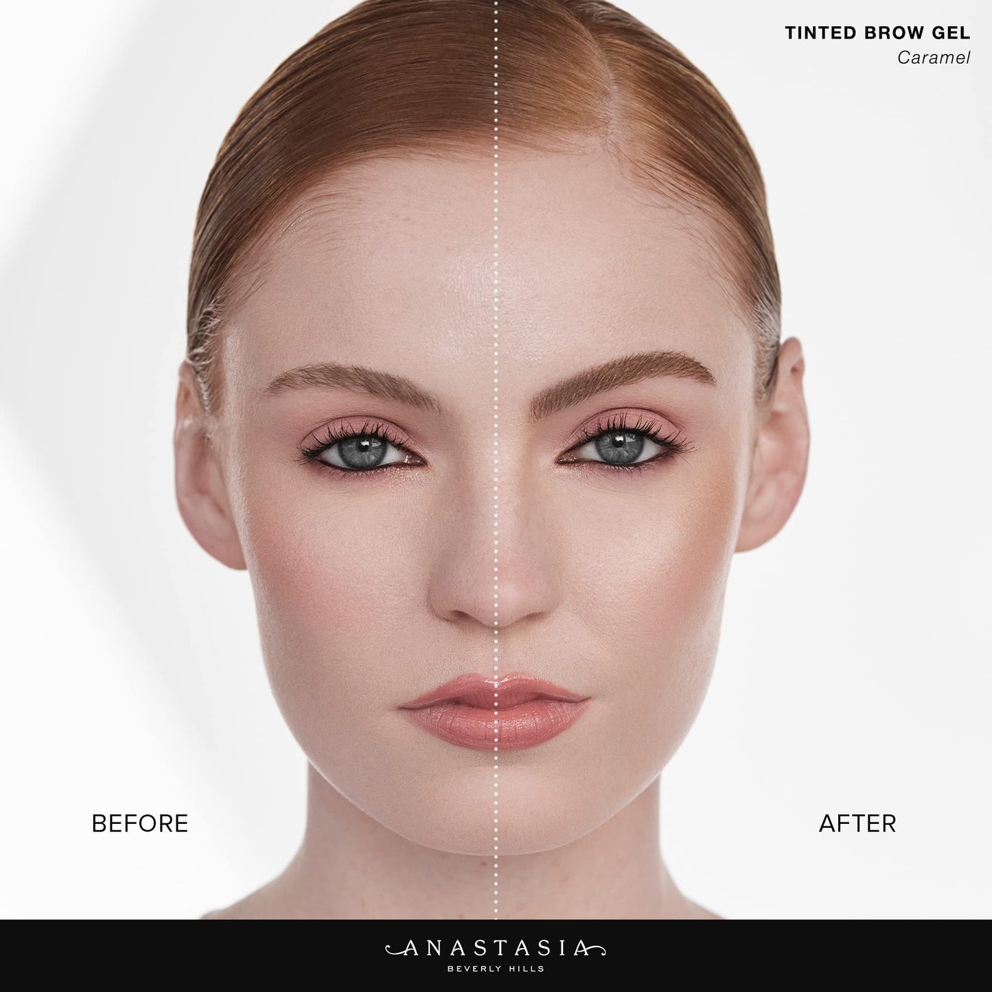 Anastasia Beverly Hills Tinted Brow Gel - Long-Wearing Waterproof Tinted Brow Setter, High-Pigment Formula for Shaping and Defining Arches - Caramel