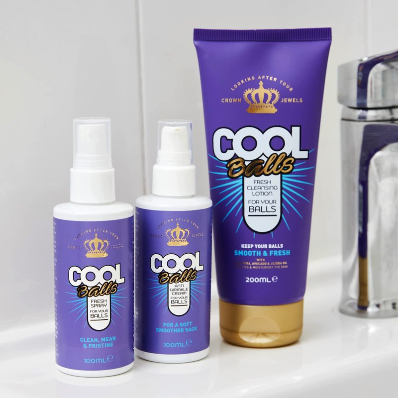 Cool Balls Body Grooming Gift Set for Men | The Ultimate Gift Set for Men | Birthday Gifts, Valentines for Him, Funny Gifts for Boyfriend