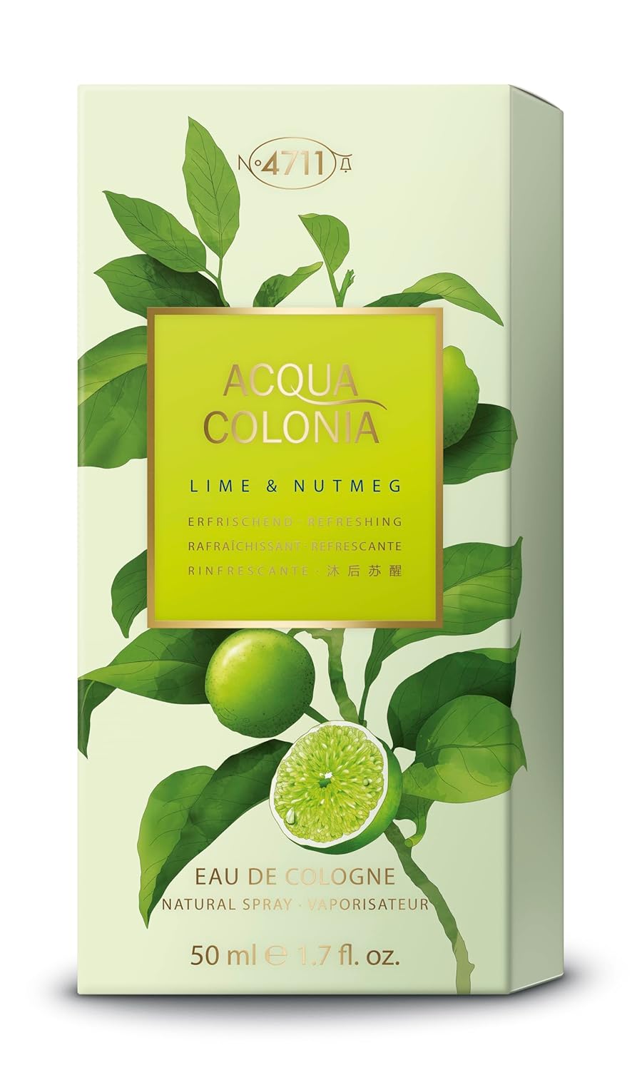 Mäurer & Wirtz 4711 Acqua Colonia Lime & Nutmeg EDC Spray - 1.7 oz for Women