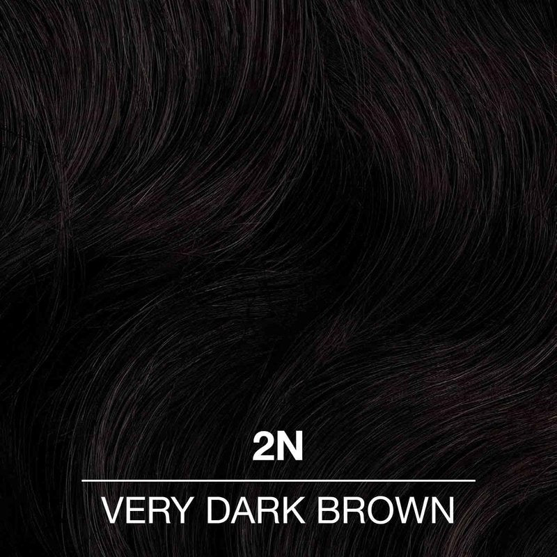 COLORCHARM Permanent Liquid Hair Color | 2N Very Dark Brown | Up to 100% Gray Coverage | 1.42 Fl Oz