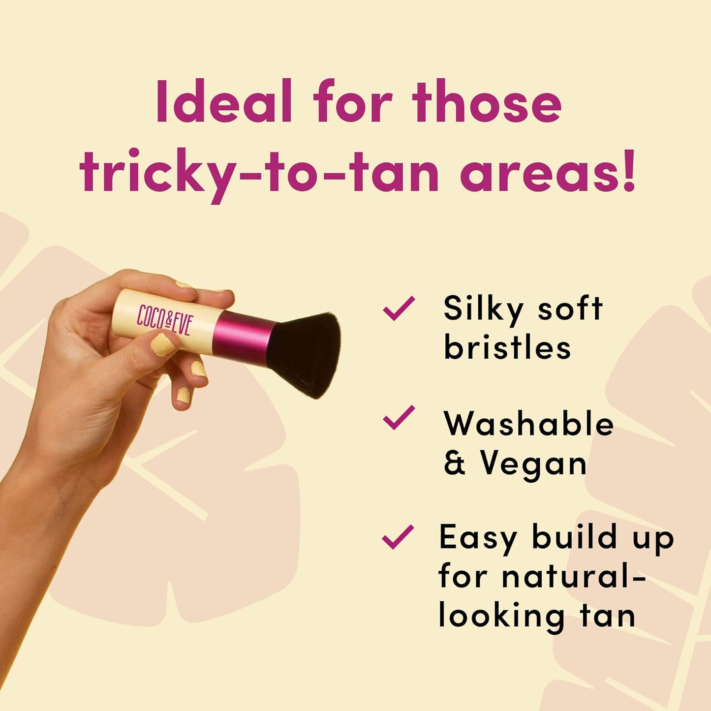 Self Tanner Foam Bundle - Medium Streak-Free Sunless Tanning Mousse with Mitt Applicator & Kabuki Brush | Vegan & Cruelty-Free
