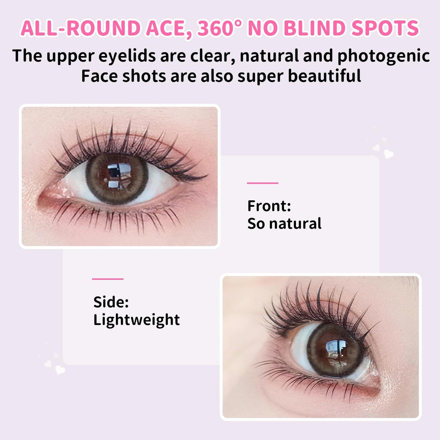Elyzza Idol Lash Extension Kit 10-12mm Cluster Lashes With Thin Lash Band C+ Curl Natural Look False Eyelash Clusters With Bottom Lashes Faux Lash Clusters Extensions For DIY Individual Lashes at Home