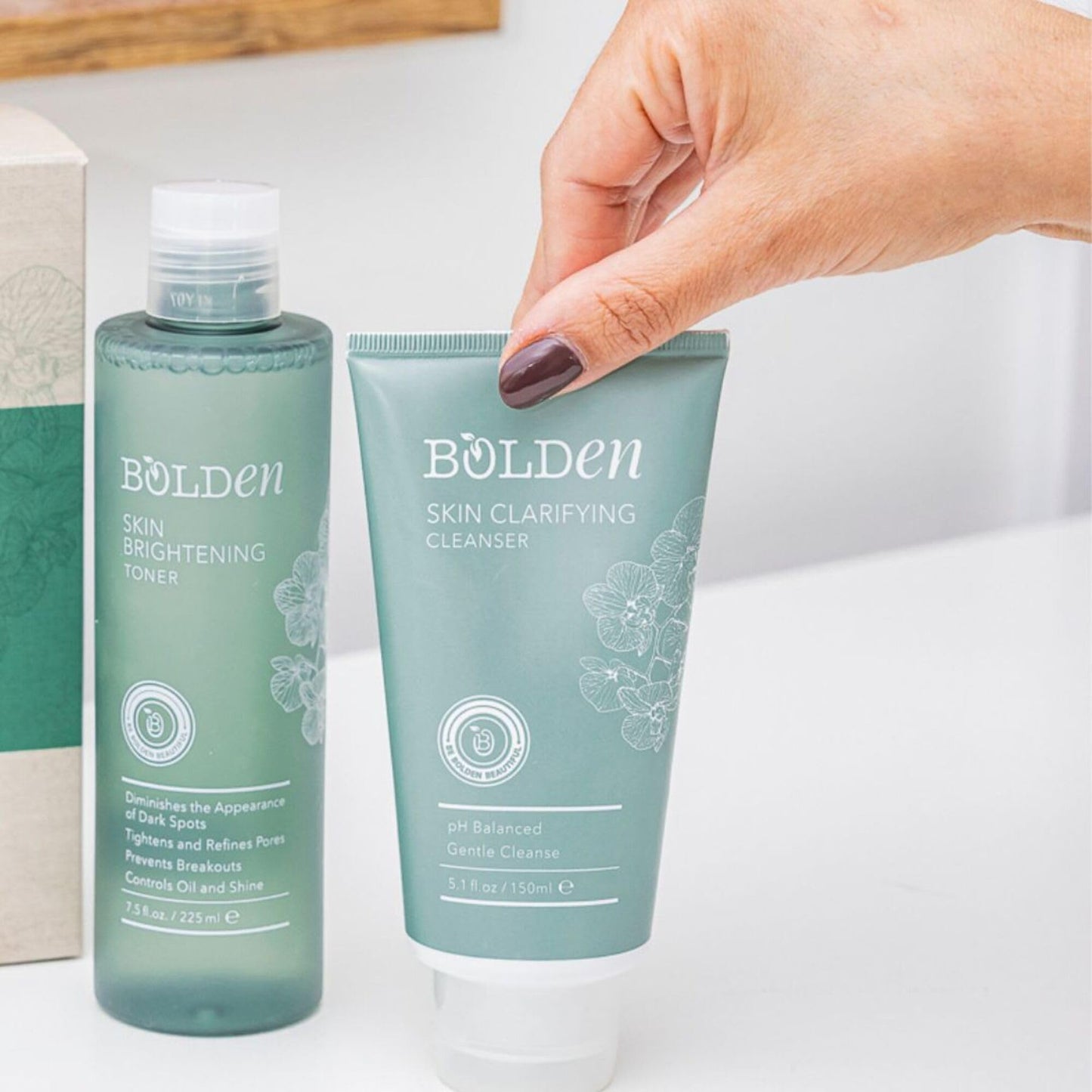 BOLDEN | Cleansing Duo Bundle | Daily Skincare Routine for Oily & Acne Prone Skin | Helps Prevent Blemishes, Brightens Dark Spots, & Improves Skin Tone | 2-Pack