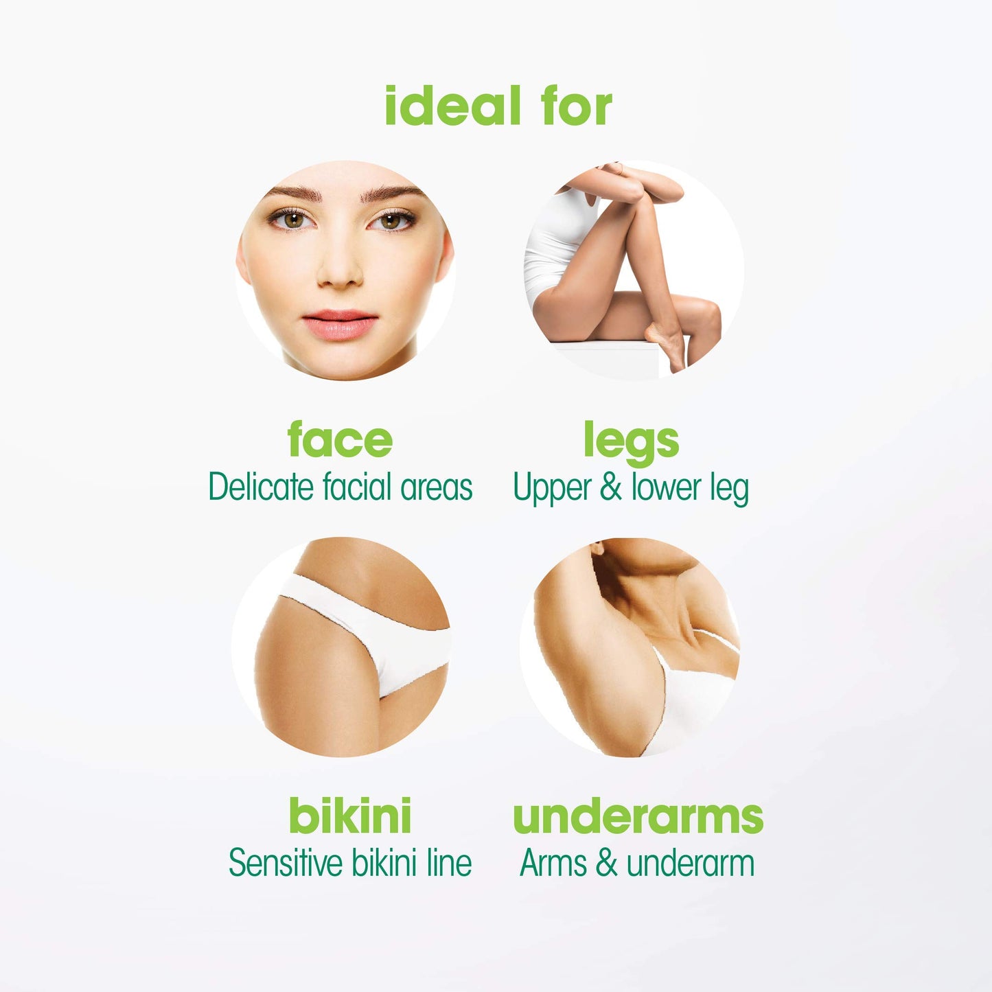 Nad's Body+Face Wax Hair Removal For Women 6 Ounce(Pack of 3)