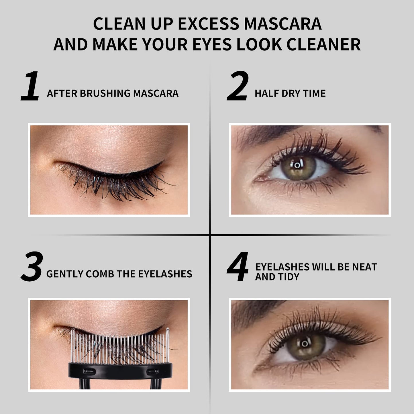 DUcare Makeup Brushes 15Pcs +Eyelash Comb