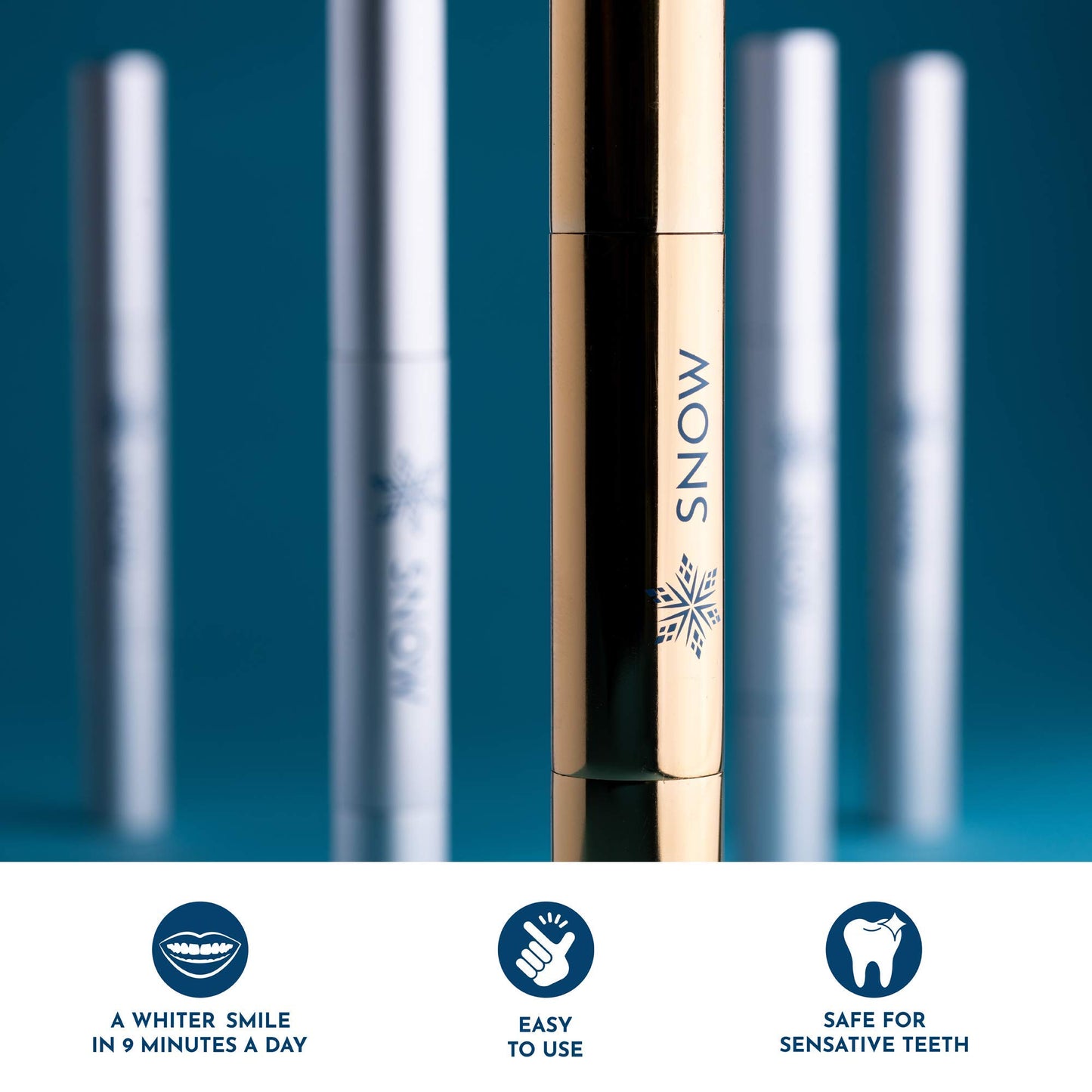 Snow Extra-Strength Teeth Whitening Serum - Oral Care Teeth Whitener Pen - Whitening Pen for Stain Removal & Whiter Teeth - Tooth Whitener with Potassium Nitrate and Hydroxyapatite - 1 Pack