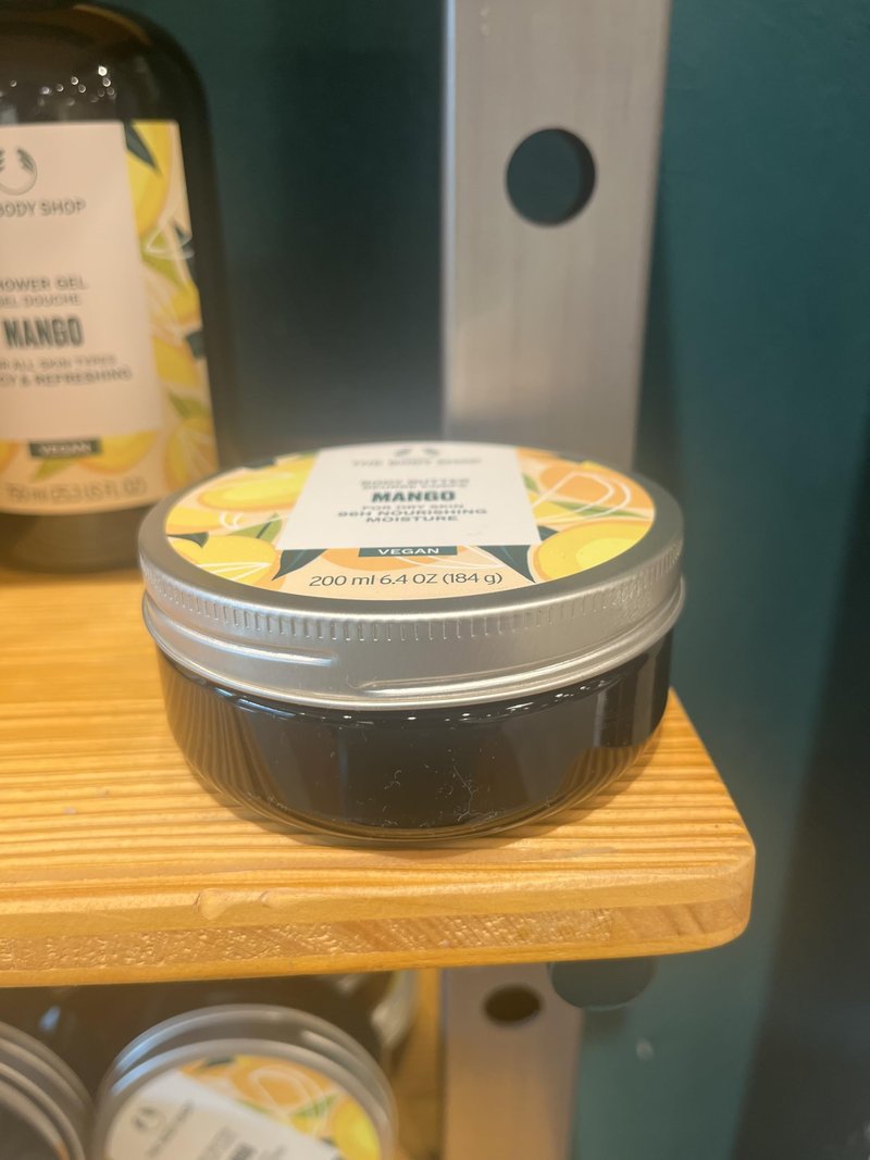 The Body Shop Mango Body Butter – Nourishing & Moisturizing Skincare for Normal Skin – Vegan – 6.4 oz