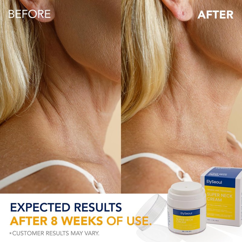 Korean Neck Cream for Firming & Tightening | Anti-Aging Treatment for Crepey Skin & Wrinkles