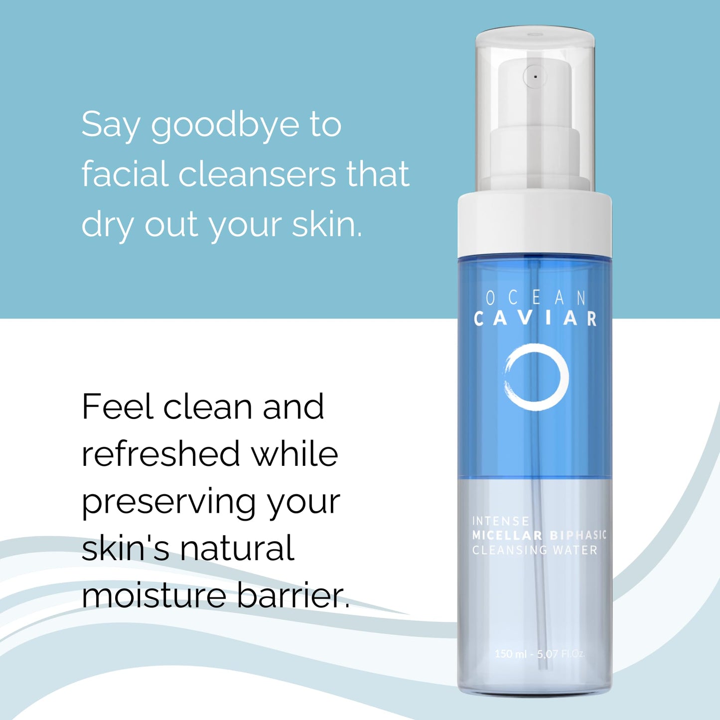 Noche Y Dia Ocean Intense Micellar Biphasic Cleansing Water for Mature Skin - 150mL (5.07 fl oz)