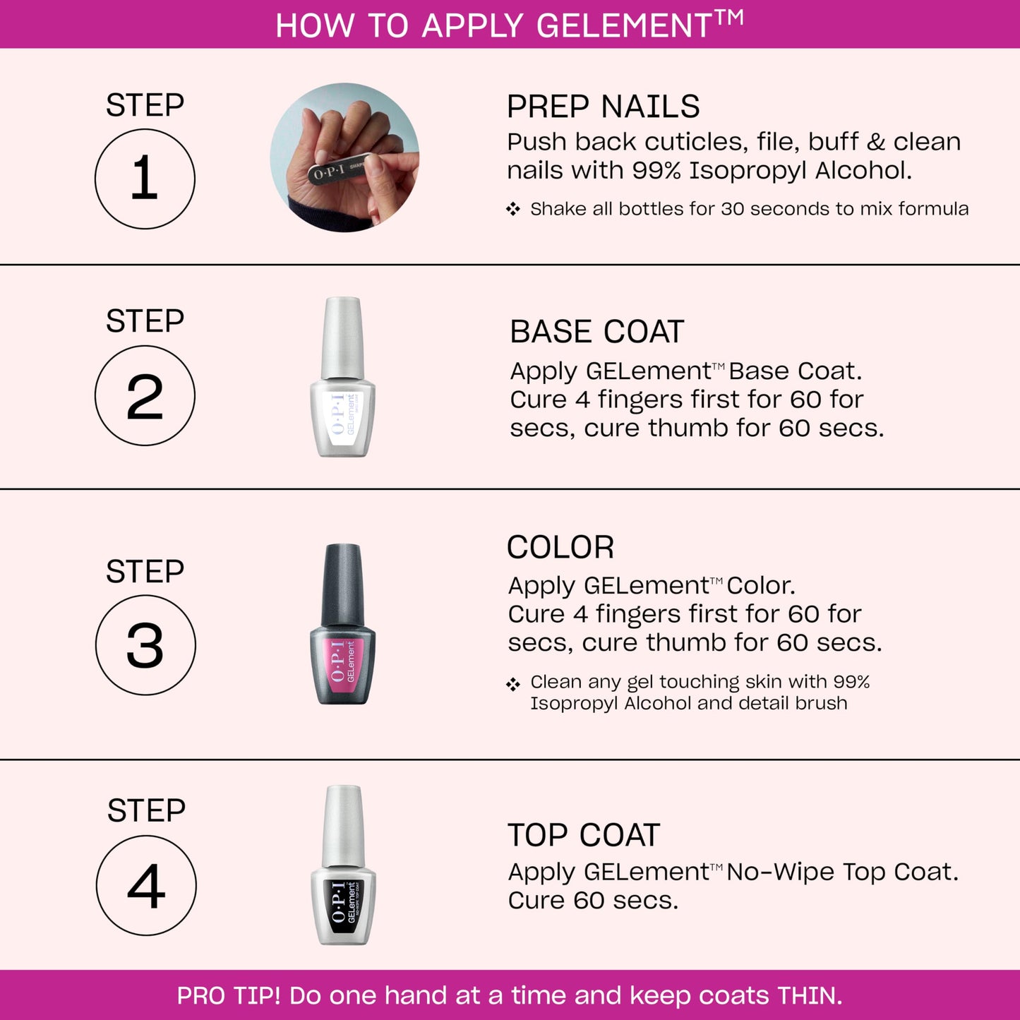 OPI GELement BRB, Doing My Nails | Opaque Bold Cool Gray Crème LED Cure Gel Nail Polish | DIY Salon Quality Gel Manicure | Vegan Formula, Durable Wear with High Shine Finish | 0.3 Fl Oz.