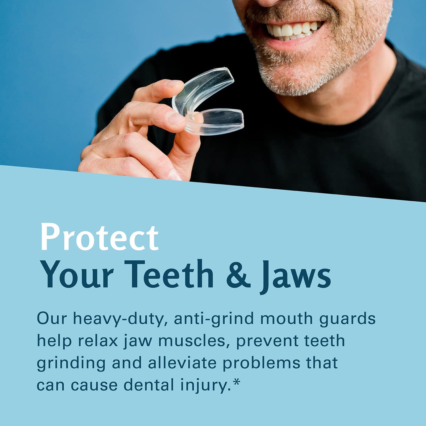 Retainer Cleaner Tablets 120 and Mouth Guard Bundle by M3