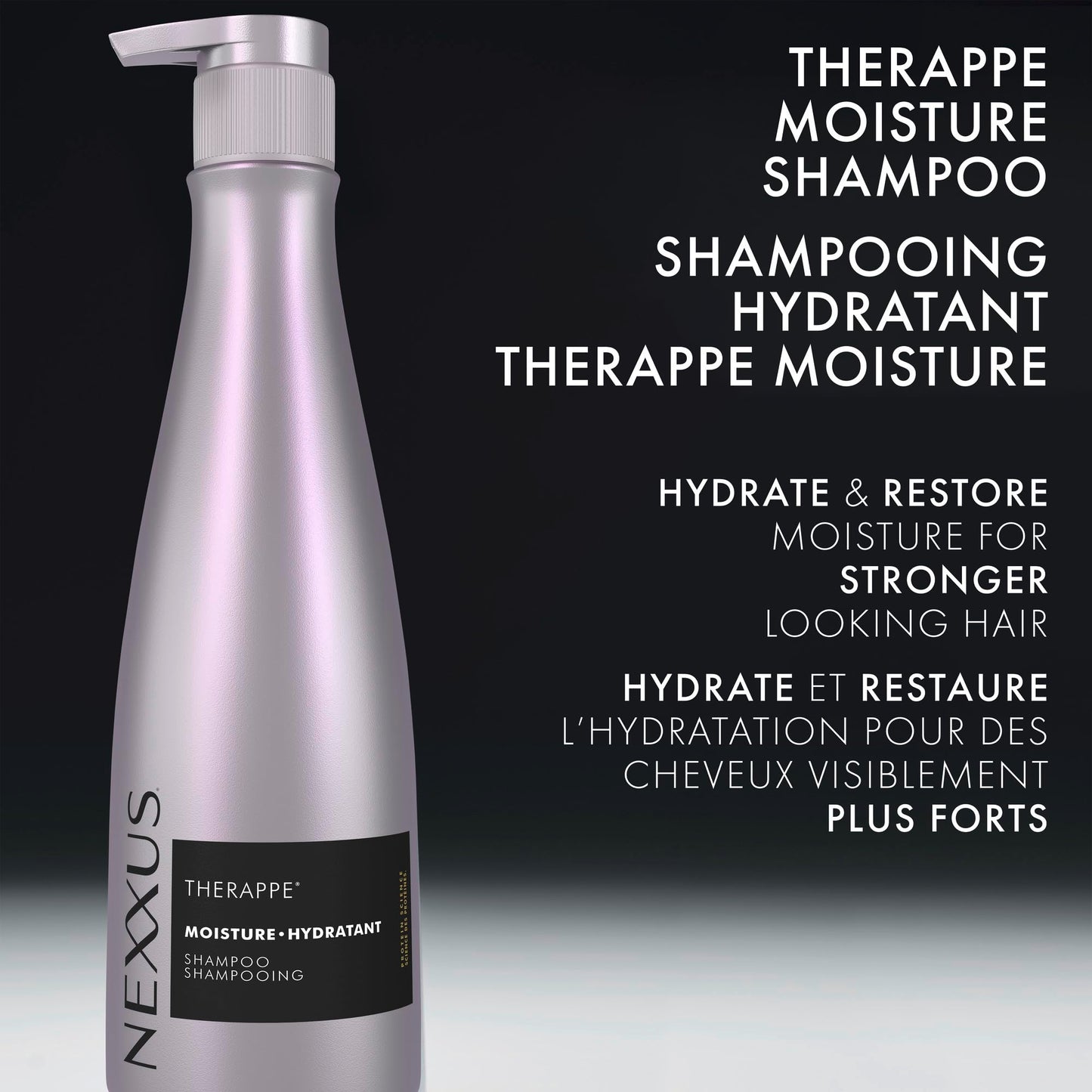 Nexxus Therappe Shampoo for Ultimate Moisture For Dry Hair Powered by POLYSOFT HYDRATOR Technology with Tri-lipids 13.5 oz