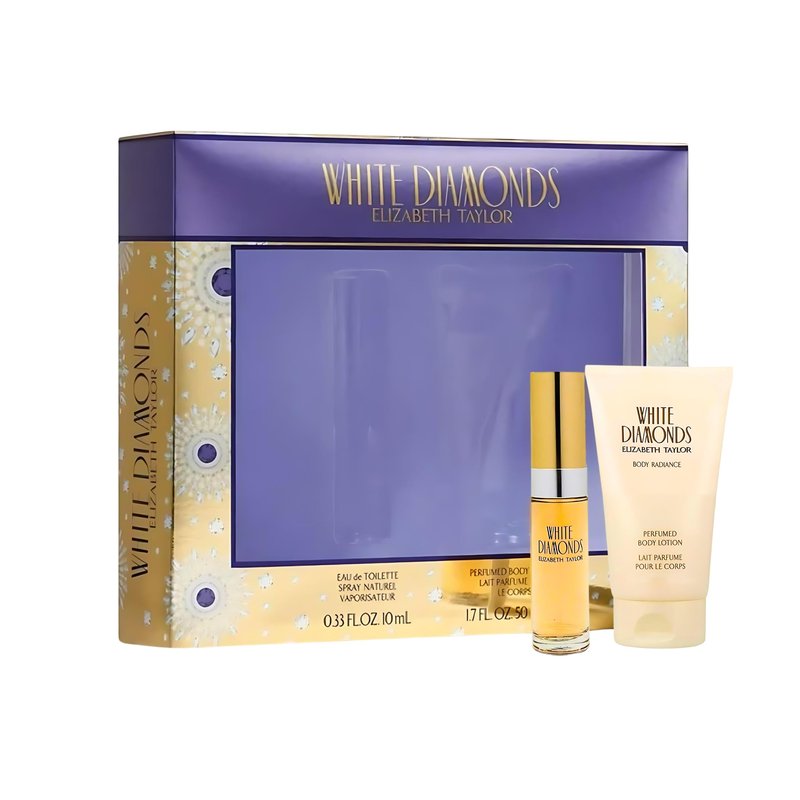 Elizabeth Taylor White Diamonds, 2 Piece Travel Size Set for Women