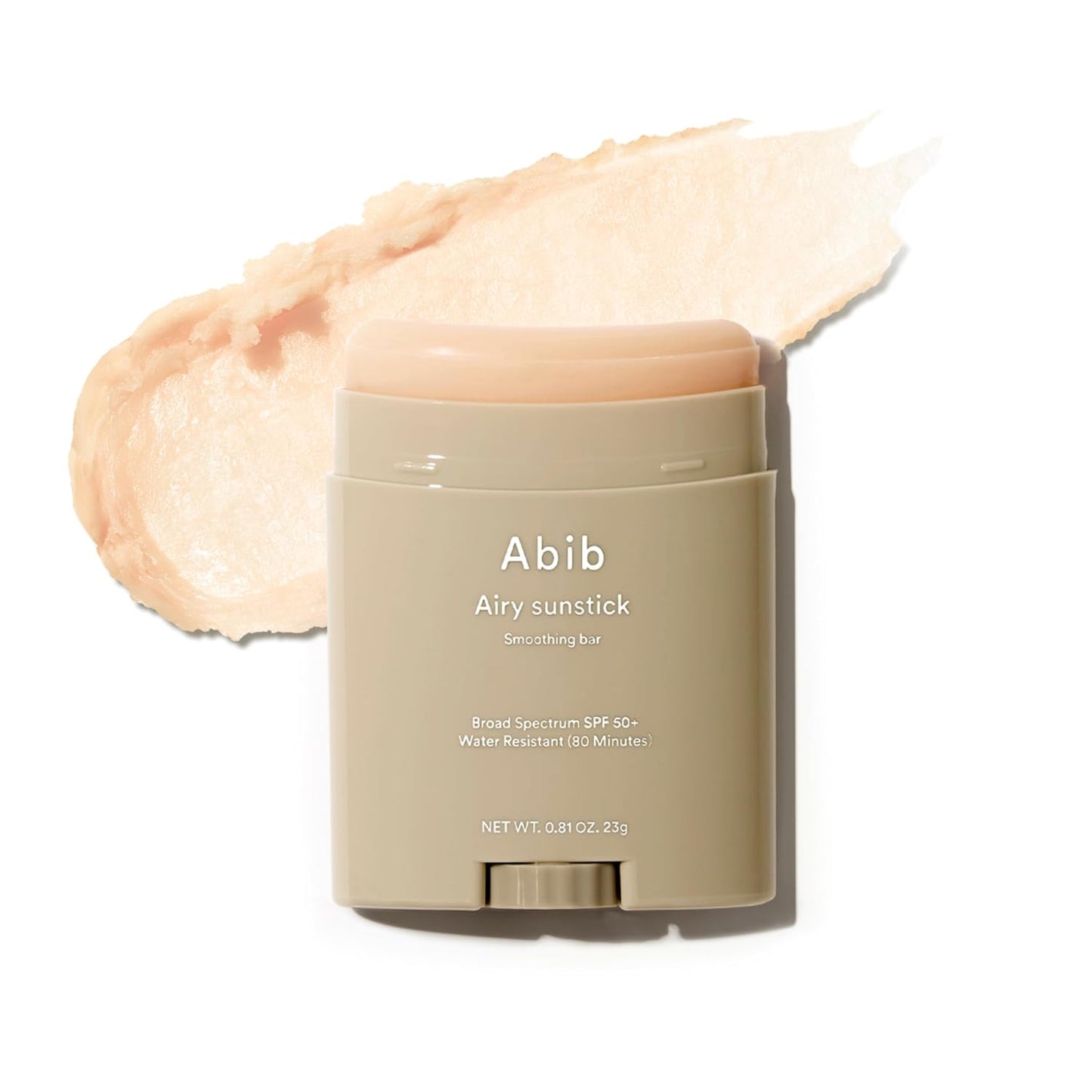 Abib Airy Sunstick SPF50+ | Broad Spectrum Sunscreen Stick for Oily & Combination Skin, Water-Resistant, 0.81 oz