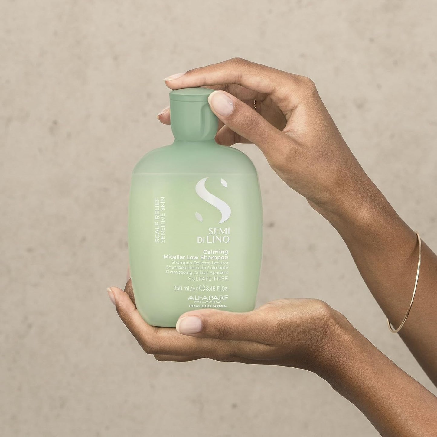 Alfaparf Milano Scalp Relief Low Shampoo - Sulfate-Free Formula for Sensitive Skin | Soothes Itching & Hydrates