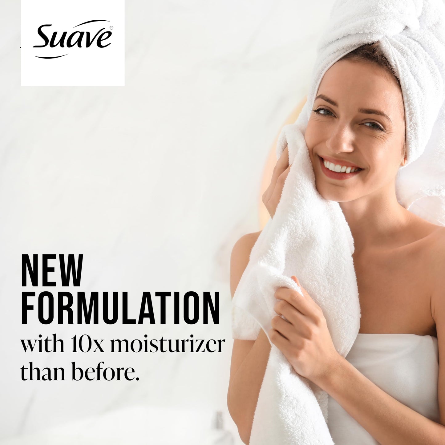 Suave Moisturizing Body Wash Women, Coconut Kiss with Vitamin E and Aloe Extracts, No Parabens, No Phthalates, 18 Oz (Pack of 6)