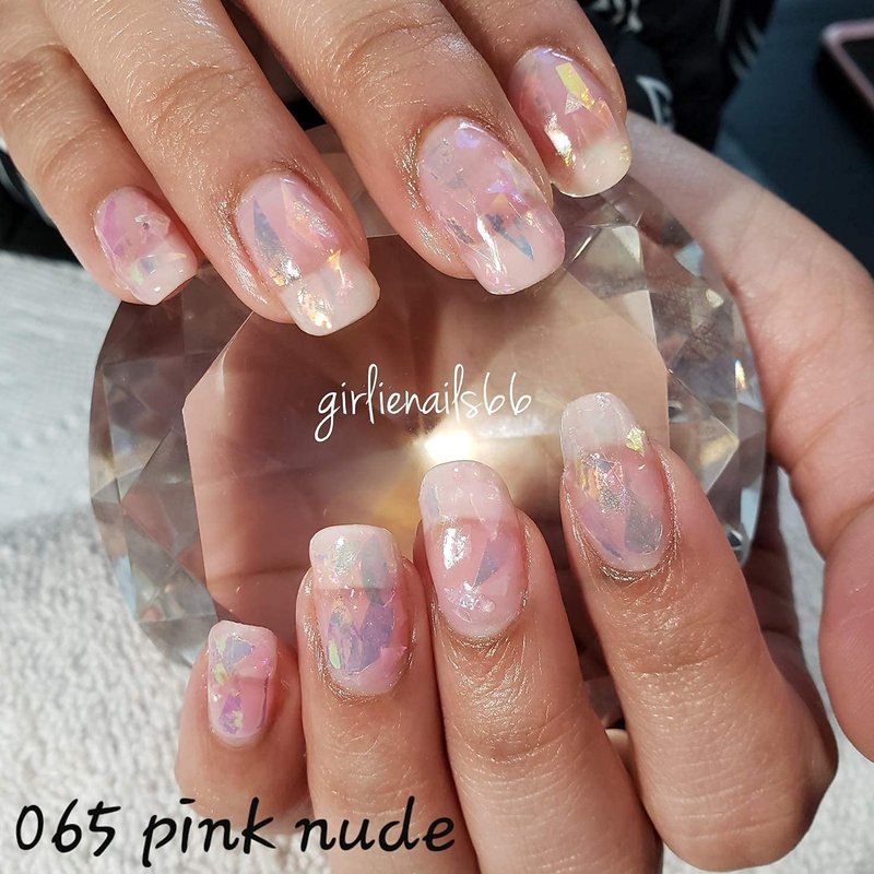 AIMEILI Hema-Free No Wipe Top & Base Coat Set | Natural Sheer Pink Gel Color