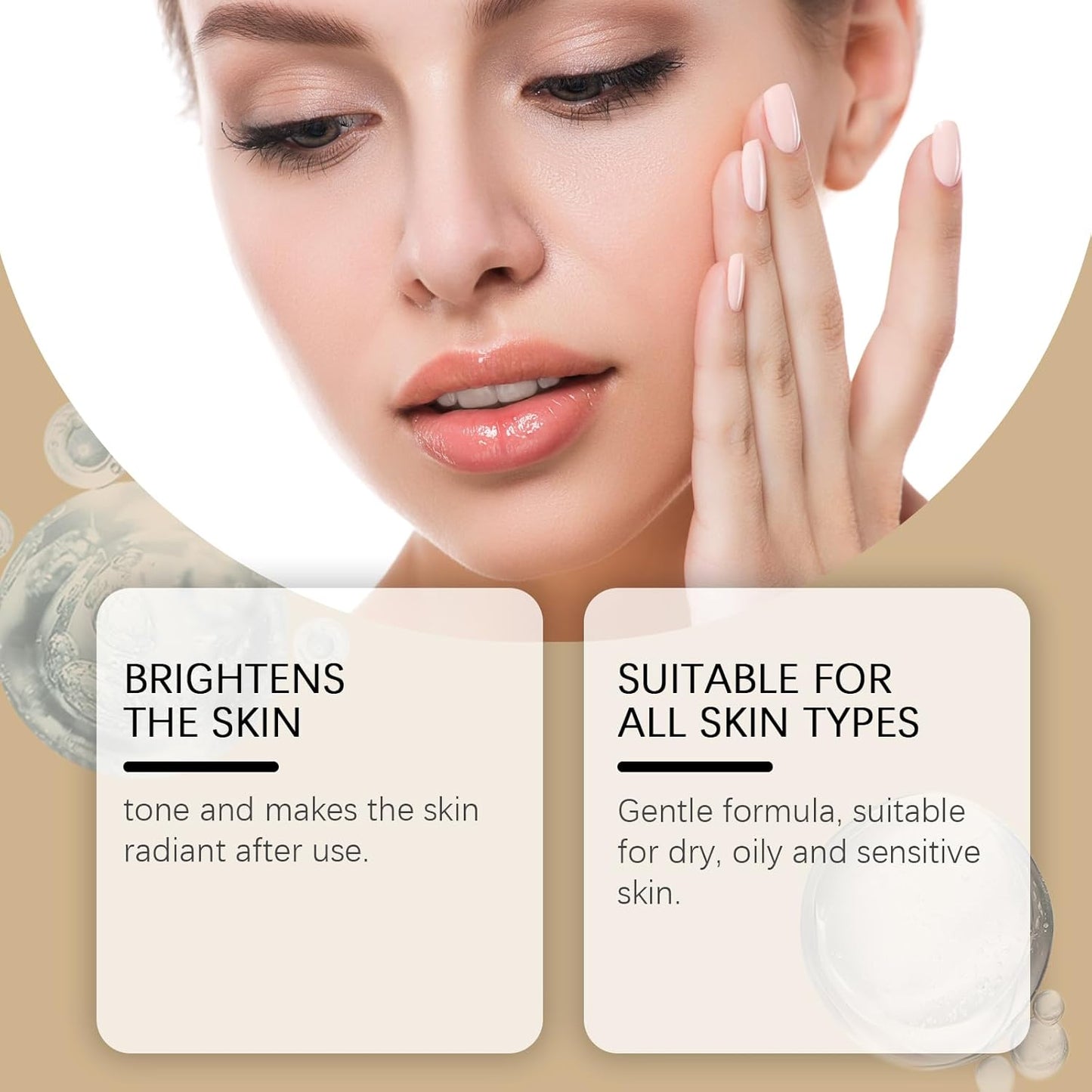 Dual Action Facial Peeling Set - Rice Water & Black Rice Exfoliating Ampoules for Gentle Skin Renewal | 2 x 100ml