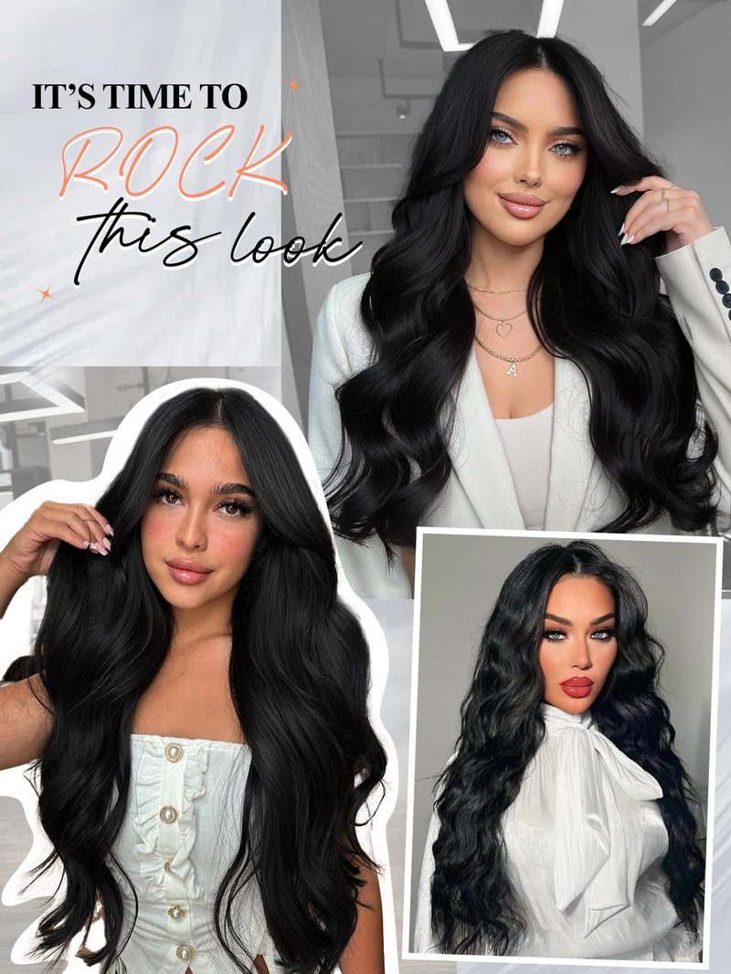 Remy Human Hair Extension Micro Ring PU Hair Extensions Invisible Beaded Weft Hair Extensions Human Hair Tape in Weft in Hair Extension Human Hair for Women Natural Black (30g 4Pcs,14 Inch)