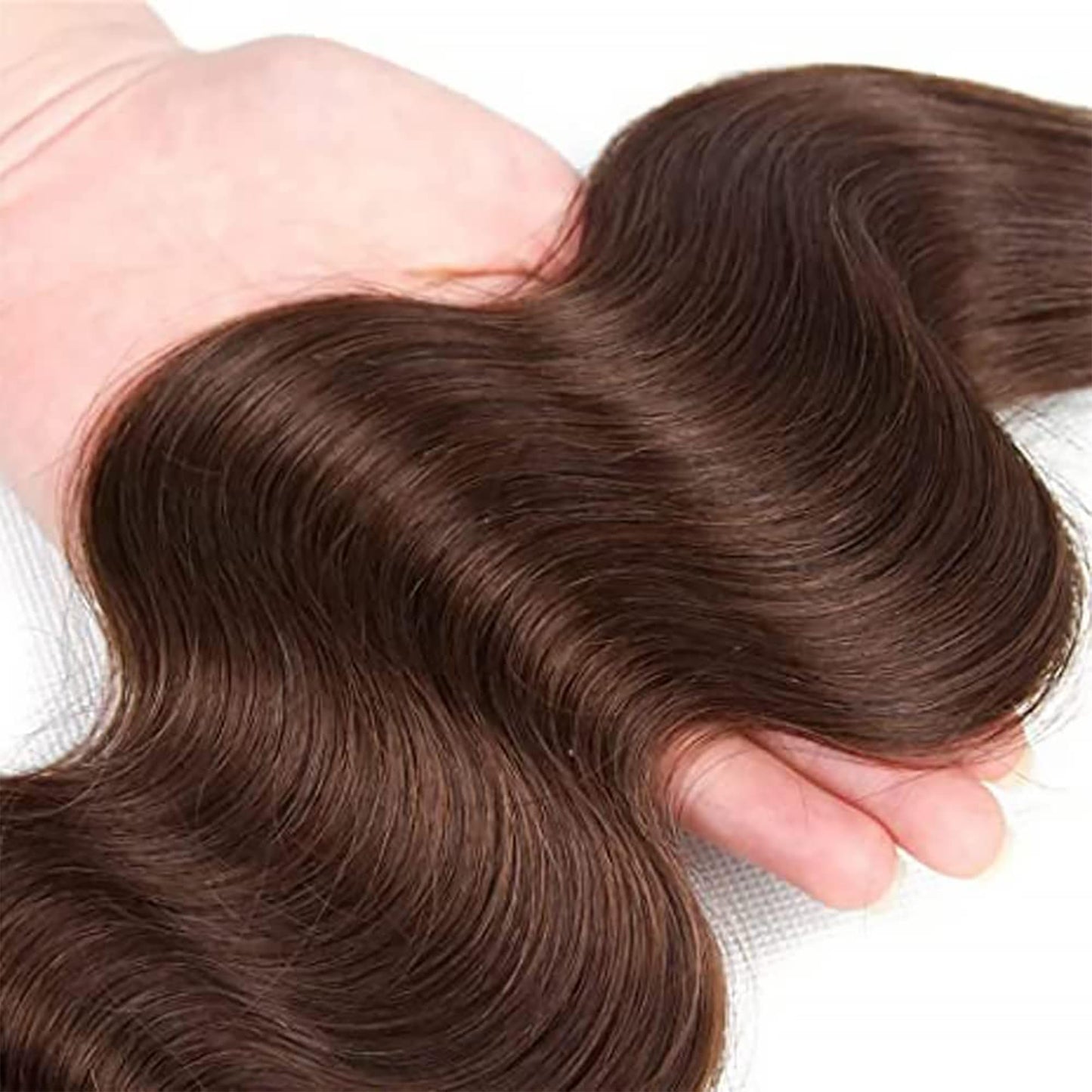 Body Wave Bundles Human Hair Chocolate Brown Human Hair Bundles 28 Inch 1 Bundle Brazilian Virgin Dark Brown Hair Extension 100G/PC For Black Woman #4 Color