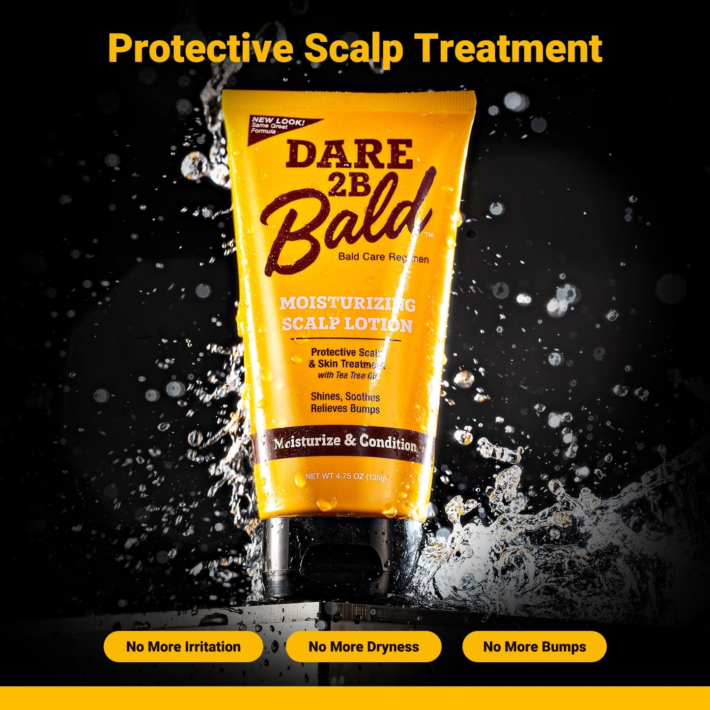High Time Moisturizer Dare To Be Bald Scalp Treat 4.75 Ounce (140ml) (6 Pack)