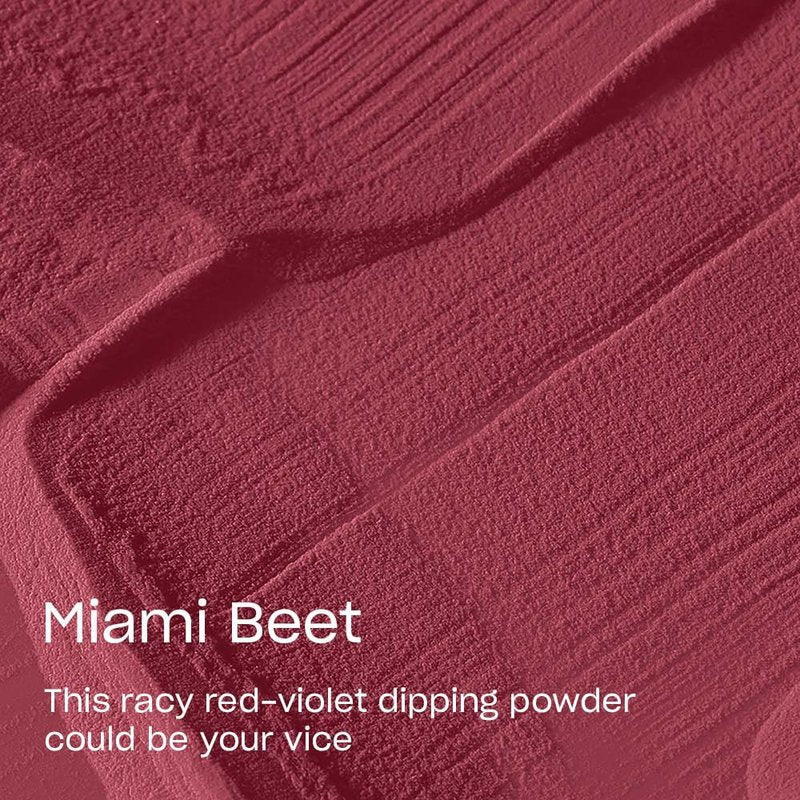 OPI Powder Perfection Miami Beet | Opaque Dark Purple Crème Nail Dipping Powder | Acrylic Alternative